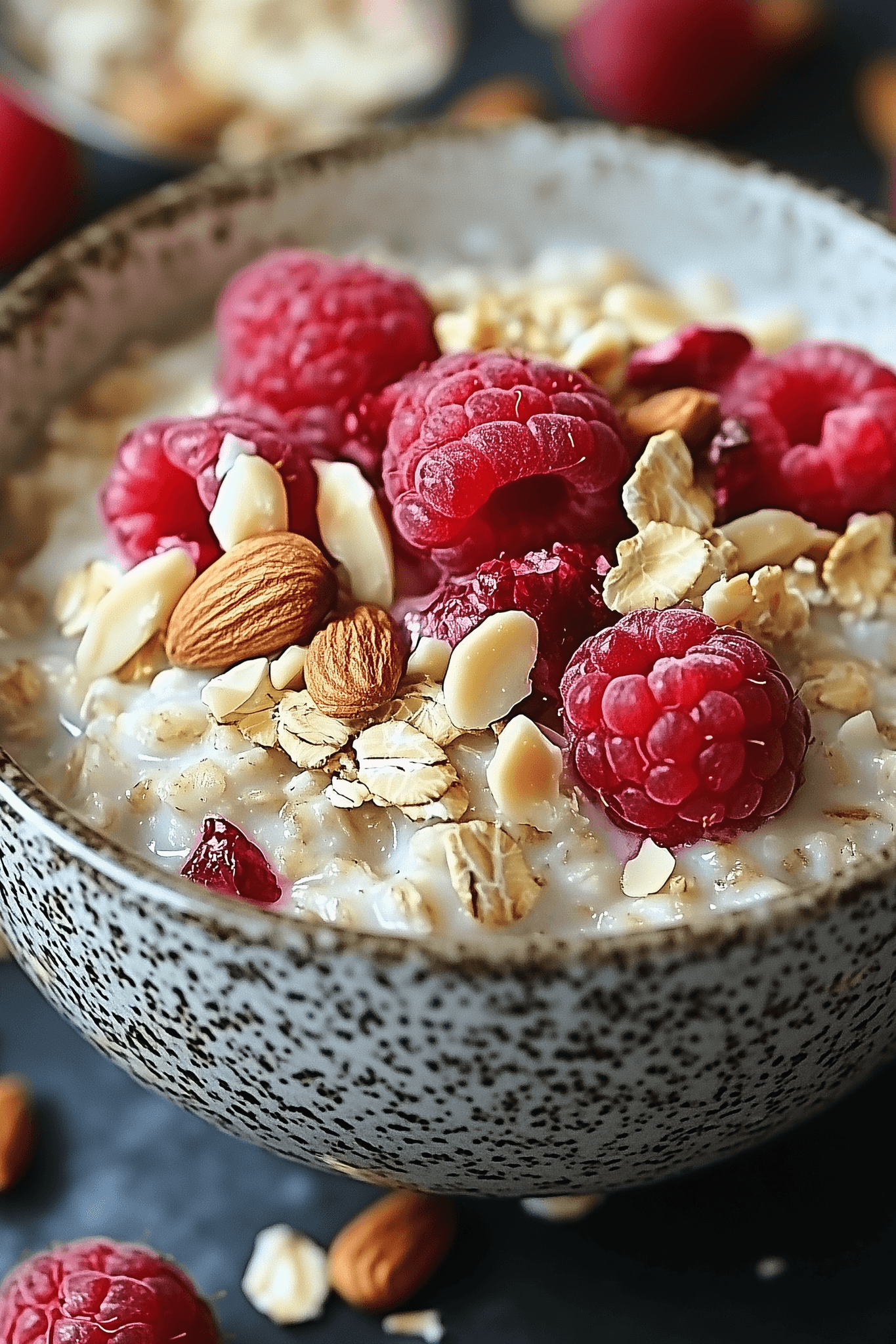 Oatmeal with nuts and berries