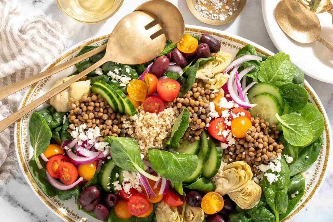 Quinoa Salad with Black Beans, Corn, and Avocado